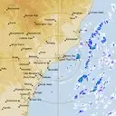 Live Newcastle Weather Radar - 128km - Rain Rate