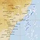 Live Newcastle Weather Radar - 128km - Rain Rate