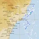 Live Newcastle Weather Radar - 128km - Rain Rate