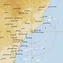 Live Newcastle Weather Radar - 128km - Rain Rate