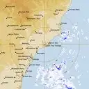 Live Newcastle Weather Radar - 128km - Rain Rate