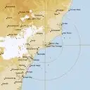 Live Newcastle Weather Radar - 128km - Rain Rate