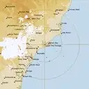 Live Newcastle Weather Radar - 128km - Rain Rate