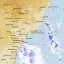 Live Newcastle Weather Radar - 128km - Rain Rate