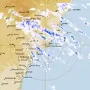 Live Newcastle Weather Radar - 128km - Rain Rate