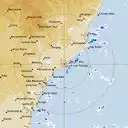 Live Newcastle Weather Radar - 128km - Rain Rate