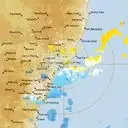 Live Newcastle Weather Radar - 128km - Doppler Wind