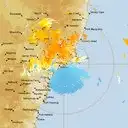 Live Newcastle Weather Radar - 128km - Doppler Wind