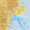 Live Newcastle Weather Radar - 128km - Doppler Wind
