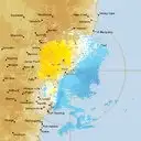 Live Newcastle Weather Radar - 128km - Doppler Wind