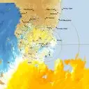Live Newcastle Weather Radar - 128km - Doppler Wind