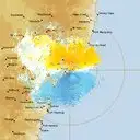 Live Newcastle Weather Radar - 128km - Doppler Wind