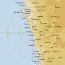 Live Geraldton Weather Radar - 512km - Rain Rate