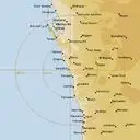Live Geraldton Weather Radar - 512km - Rain Rate