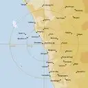 Live Geraldton Weather Radar - 256km - Rain Rate