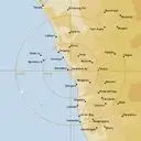 Live Geraldton Weather Radar - 256km - Rain Rate