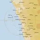 Live Geraldton Weather Radar - 256km - Rain Rate