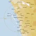 Live Geraldton Weather Radar - 256km - Rain Rate