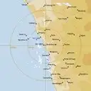 Live Geraldton Weather Radar - 256km - Rain Rate