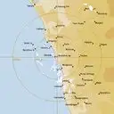 Live Geraldton Weather Radar - 256km - Rain Rate