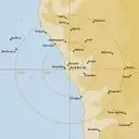 Live Geraldton Weather Radar - 128km - Rain Rate