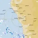 Live Geraldton Weather Radar - 128km - Rain Rate