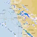 Live Geraldton Weather Radar - 128km - Rain Rate