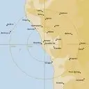 Live Geraldton Weather Radar - 128km - Rain Rate