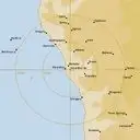 Live Geraldton Weather Radar - 128km - Rain Rate