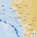 Live Geraldton Weather Radar - 128km - Rain Rate