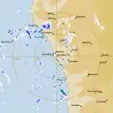 Live Geraldton Weather Radar - 128km - Rain Rate
