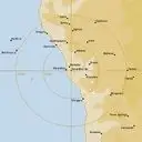 Live Geraldton Weather Radar - 128km - Rain Rate