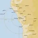 Live Geraldton Weather Radar - 128km - Rain Rate