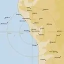 Live Geraldton Weather Radar - 128km - Rain Rate