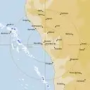Live Geraldton Weather Radar - 128km - Rain Rate