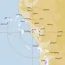 Live Geraldton Weather Radar - 128km - Rain Rate