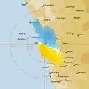 Live Geraldton Weather Radar - 128km - Doppler Wind