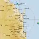 Live Gympie Weather Radar - 256km - Rain Rate