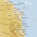 Live Gympie Weather Radar - 256km - Rain Rate