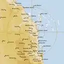 Live Gympie Weather Radar - 256km - Rain Rate
