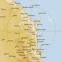 Live Gympie Weather Radar - 256km - Rain Rate