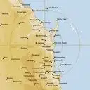 Live Gympie Weather Radar - 256km - Rain Rate