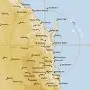 Live Gympie Weather Radar - 256km - Rain Rate