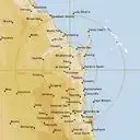 Live Gympie Weather Radar - 256km - Rain Rate