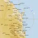 Live Gympie Weather Radar - 256km - Rain Rate