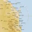 Live Gympie Weather Radar - 256km - Rain Rate
