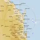 Live Gympie Weather Radar - 256km - Rain Rate