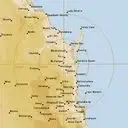 Live Gympie Weather Radar - 256km - Rain Rate