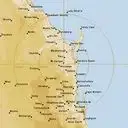 Live Gympie Weather Radar - 256km - Rain Rate