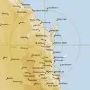 Live Gympie Weather Radar - 256km - Rain Rate